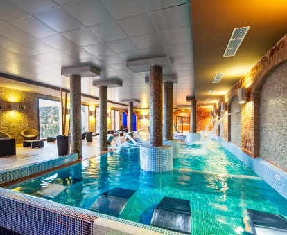 Foto del spa con piscina cubierta del resort Hotel La Caminera Club de Campo

