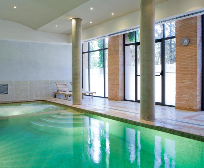 Foto del spa con piscina cubierta del resort Hotel La Caminera Club de Campo
